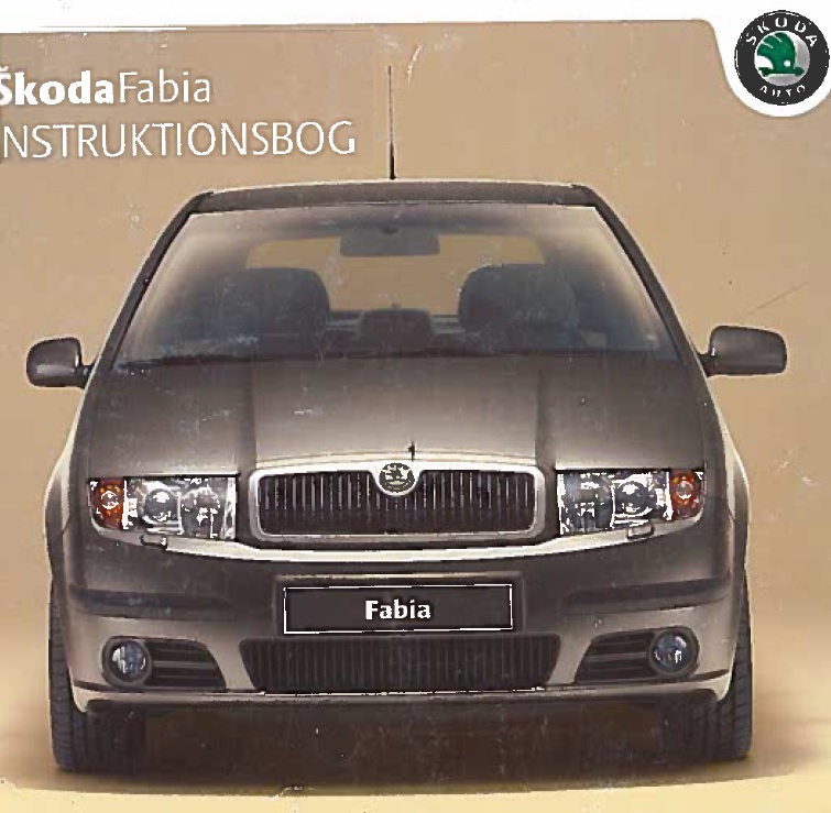 Skoda Fabia Instruktions Bog