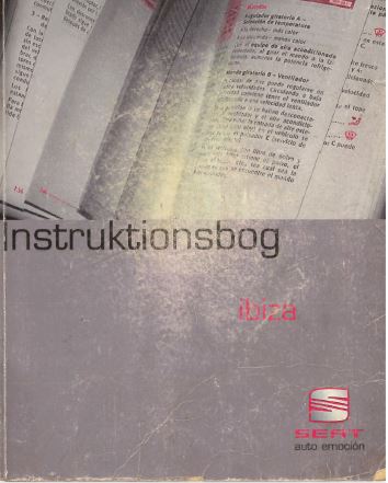 Seat Ibiza Instruktionsbog