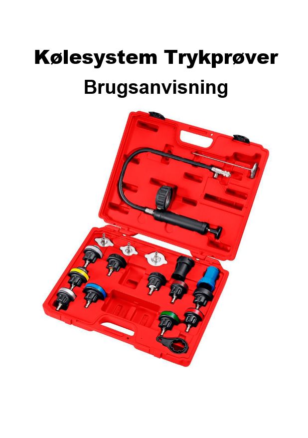 Kølesystem Trykprøver